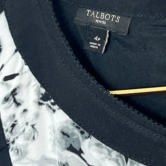 EUC Talbots | Dresses | Talbots Candle Light Rose Dress Size 4P - Picture 9 of 12